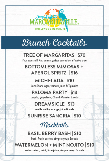 Margaritaville Restaurant Menu - Image 4
