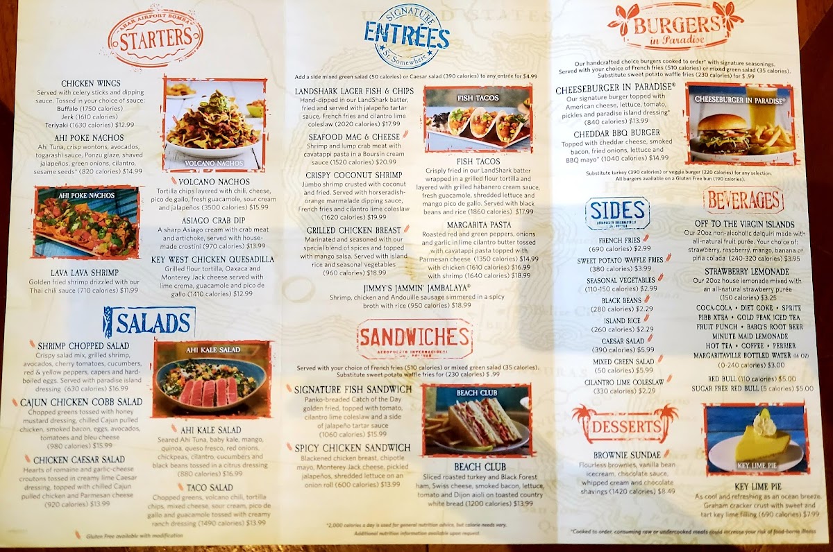 Margaritaville Restaurant Menu - Image 5