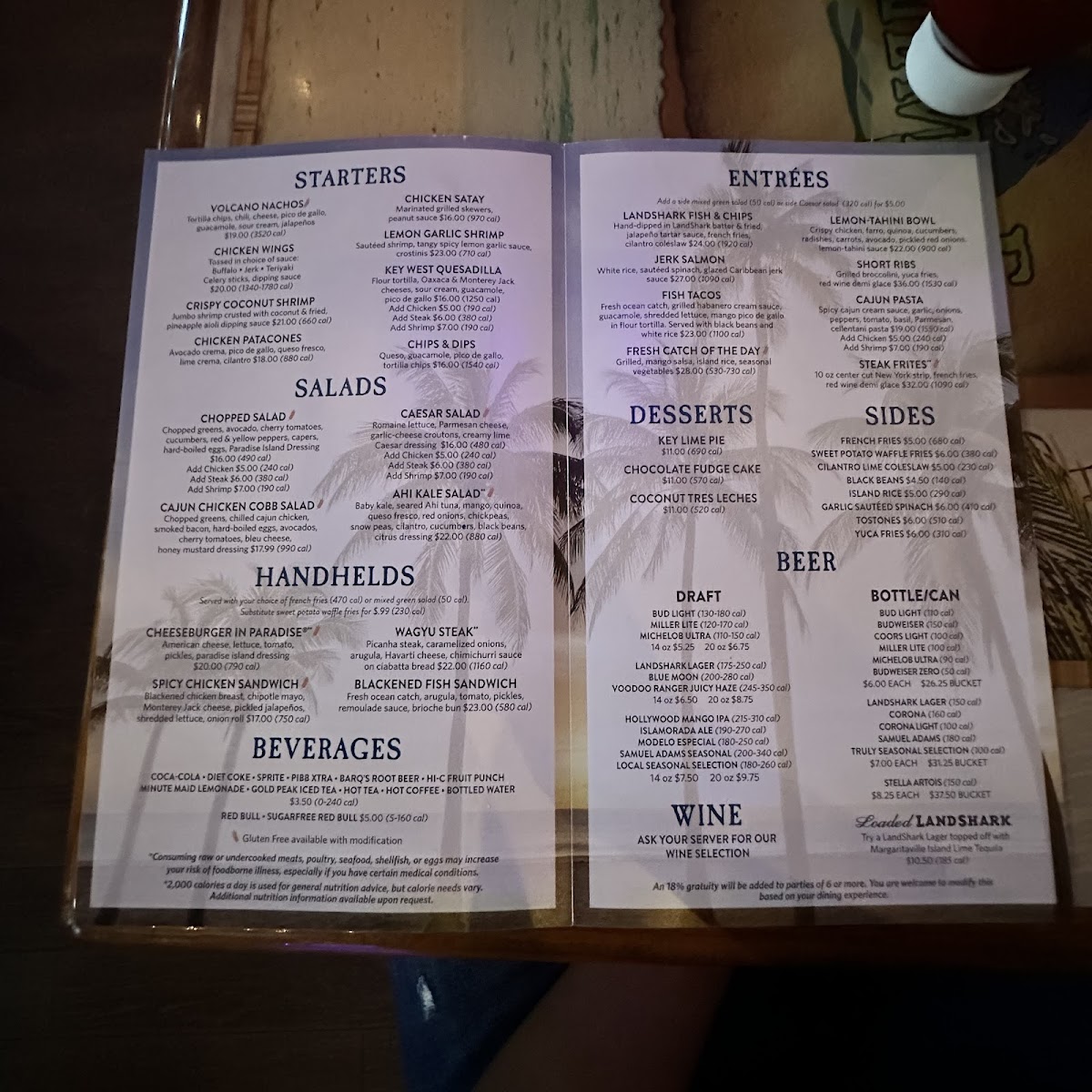 Margaritaville Restaurant Menu - Image 6